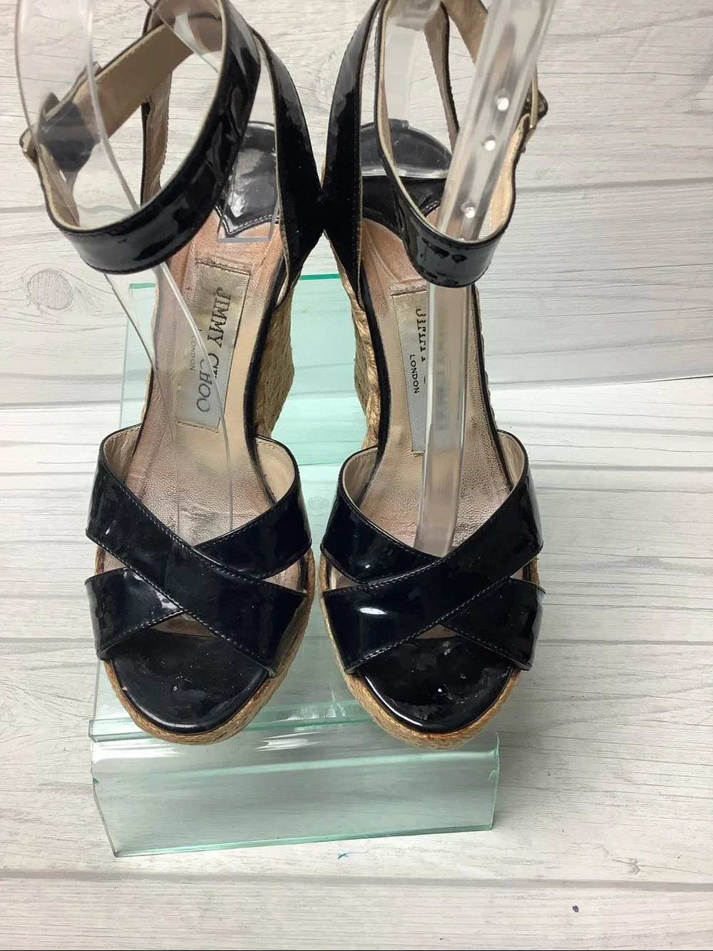 Jimmy Choo Espadrille Wedge Sandals